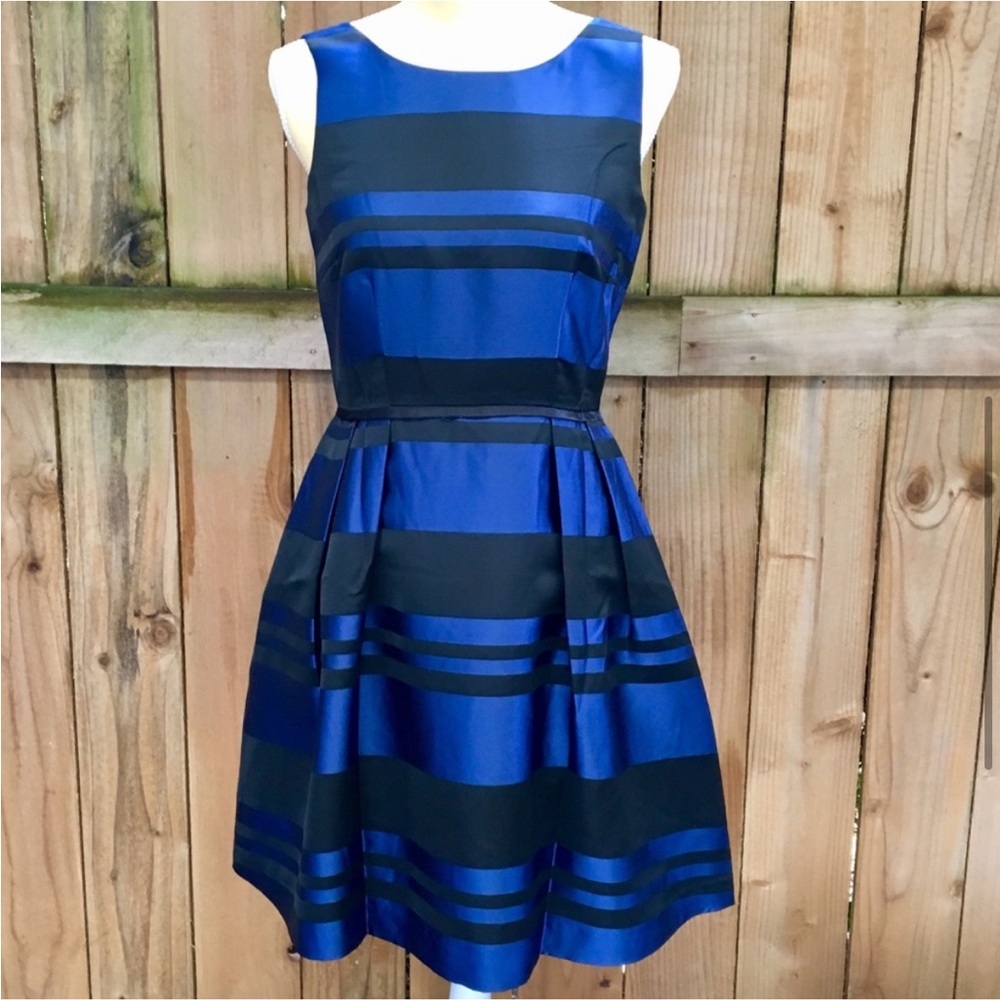 Southern Tide Striped Fit and Flare Dress - Picture 2 of 10